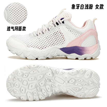 Men Hiking Shoes Breathable Outdoor Sports Climbing Shoes hunting shoes women Trekking Sneakers ankle boots tennis shoes