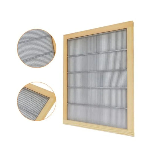 Wooden Bound Metal Queen Excluder 10 Frames Queen Excluder Beekeeping Separate The Queen from The Honey Beekeeping Supplies