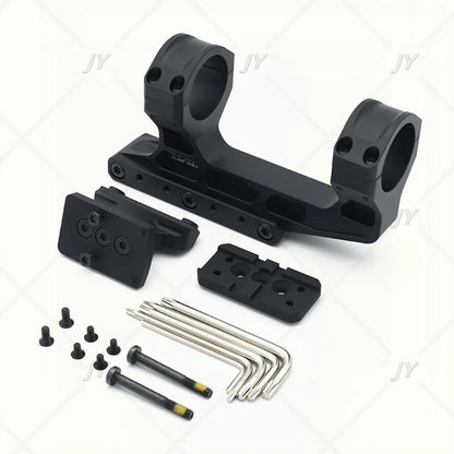 Fast LPVO Scope Mount  2.05 " Centerline Height 30mm Tube Offset Mount Plate for Red Dot Sight Ar 15 Accessories P.catin.ny Rail