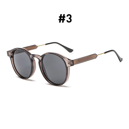 VIVIBEE Gothic Transparent Women Vintage Square Sunglasses 90s Round Sun Glasses 2026 Trending Products UV400 Men Shades
