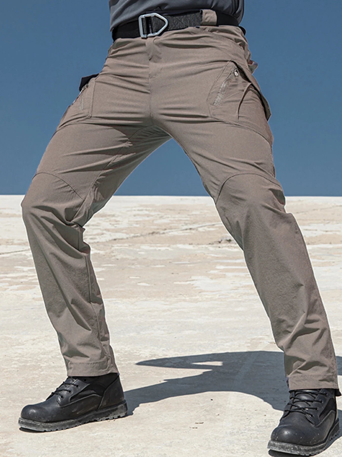 Men's Waterproof Breathable Outdoor Pants Large Pocket Tactical Sports Casual Overalls Pant XS-3XL