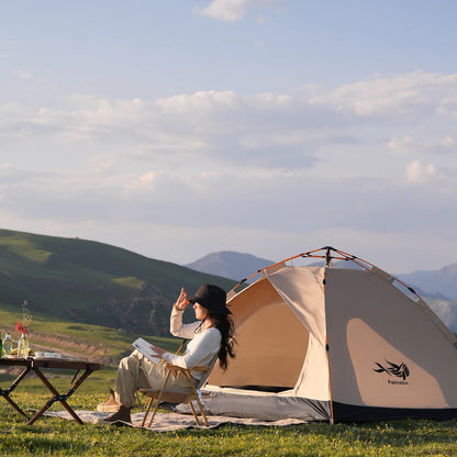 2-4 Person Camping Windproof Tents, Easy To Set Up, lightweight Camping Tent