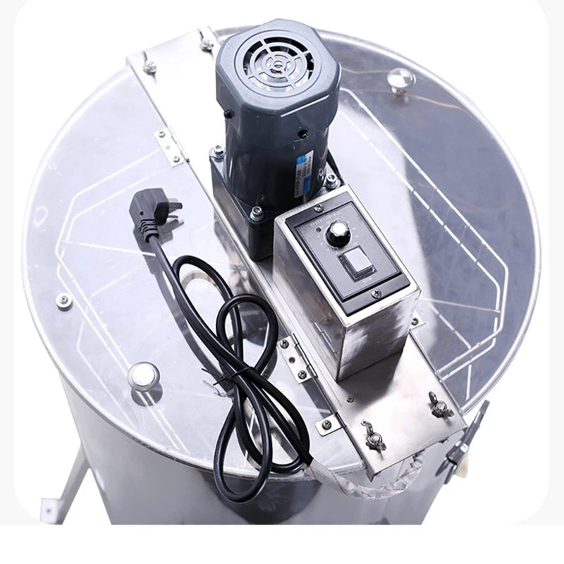Electric Honey Extractor Stainless Steel 4 Frames Honey Centrifuge Honeycomb Spinner Crank Beekeeping Equipment for Bees