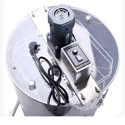 Electric Honey Extractor Stainless Steel 4 Frames Honey Centrifuge Honeycomb Spinner Crank Beekeeping Equipment for Bees