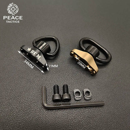 Tactical ml OK Metal QD Sling Rotating Stand Air Gun Shoulder Strap Rotating Base Tactical Outdoor Hunting Accessories