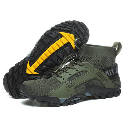 Hiking Shoes for Man Outdoor Comfortable Breathable Mesh High Top Boots