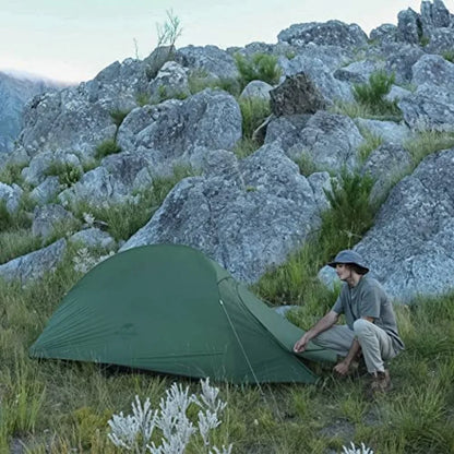 Cloud-Up 1 Person Tent Lightweight Backpacking Tents for One Man Waterproof Ultralight One Person Tent for Camping Hiking Backp