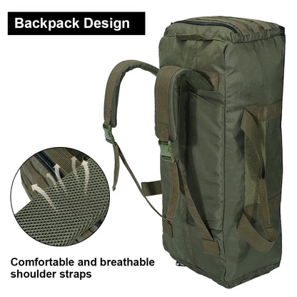 Tactical 80L Large Capacity Backpack Hunting Gear Training Sports Fitness Travelling Handbag Mobile Shoulder Bag