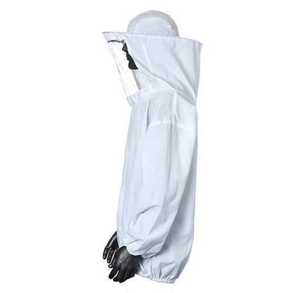 Protective Beekeeping Jacket Veil Smock Equipment Beekeeping Hat Sleeve Beekeeper Suit Apiculture Bee Dress