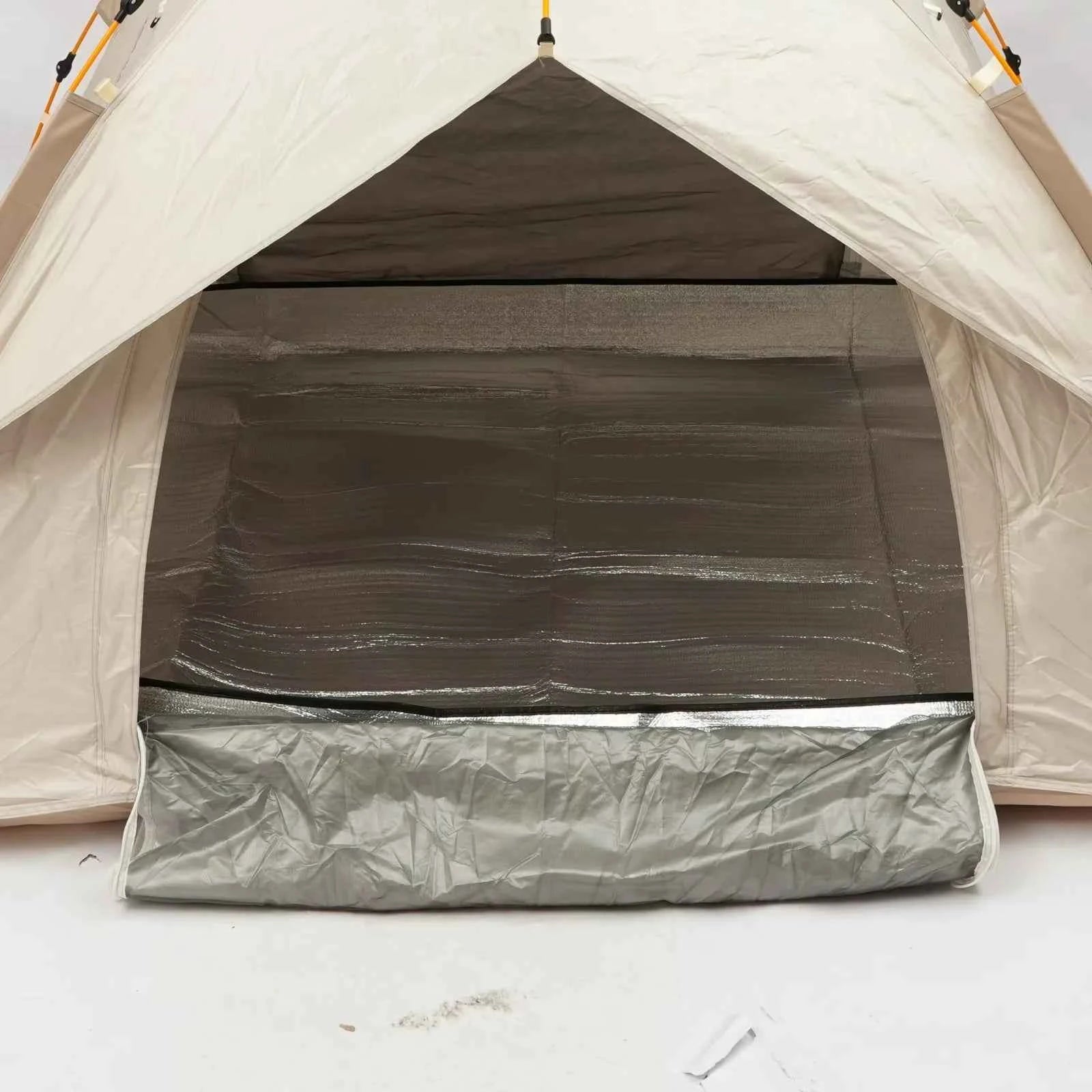 2-3 Person Automatic Pop Up Tent Instant Spring Quick Setup Waterproof Oxford Cloth UPF 50 Sun Protection Breathable Mesh Window Wind Ropes Ground Nails Compact Fold Portable Outdoor Shelter For Backyard Festival Beach Campin