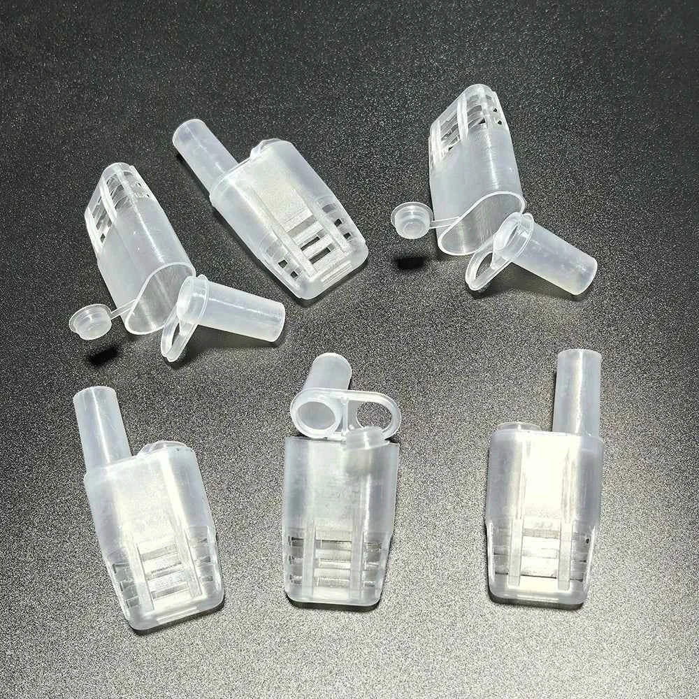 120 Pcs Bee Queen Cages Protection Queen Wangtaipu Bee Equipment Plastic White Safety Beekeep Cage Beekeeping Supplies