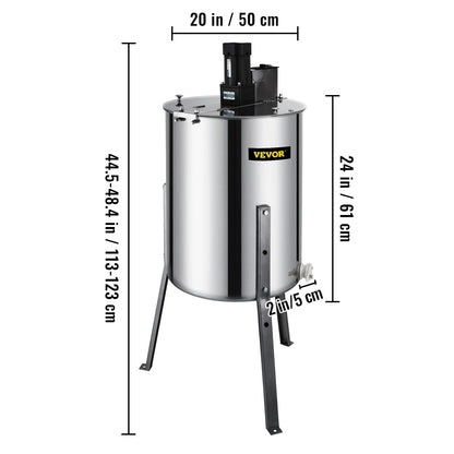 Honey Extractor 2 3 4 Frame Manual Electric Stainless Steel Honeycomb Spinner Crank Centrifuge Beekeeping Equipment