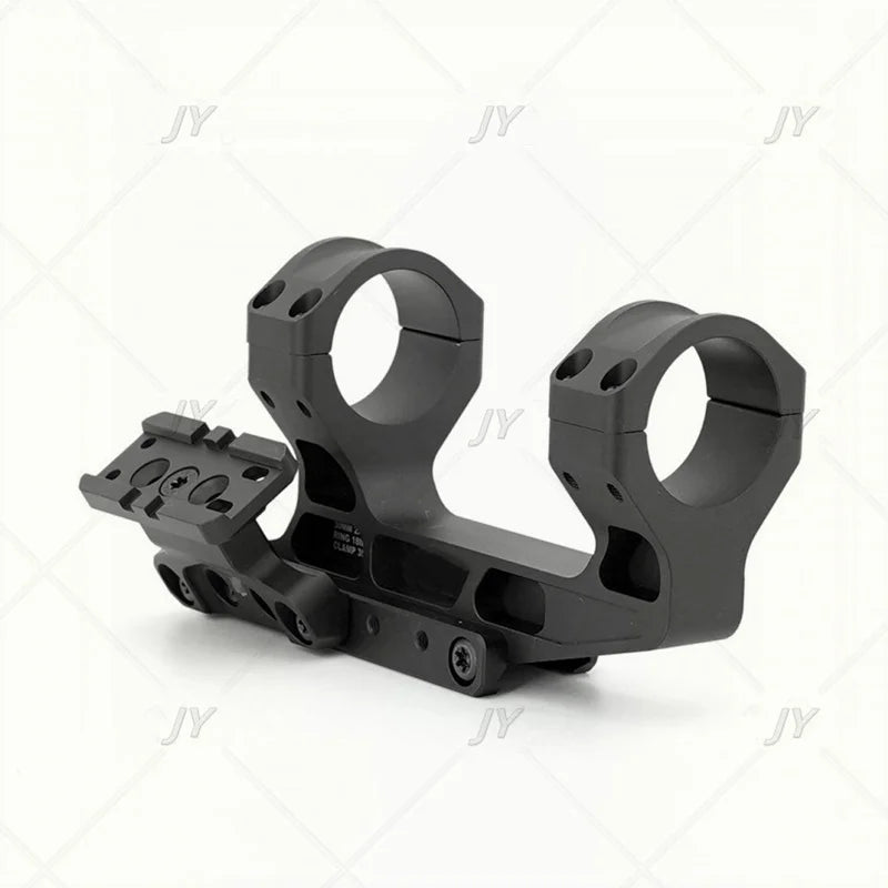 Fast LPVO Scope Mount  2.05 " Centerline Height 30mm Tube Offset Mount Plate for Red Dot Sight Ar 15 Accessories P.catin.ny Rail