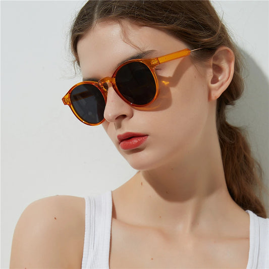 VIVIBEE Gothic Transparent Women Vintage Square Sunglasses 90s Round Sun Glasses 2026 Trending Products UV400 Men Shades