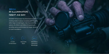 PARD NV008SP-LRF 850nm 70mm Night Vision Scope 2688*1520 CMOS Sensor IP67 weatherproof rating 1000m For Outdoor Hunting Camera