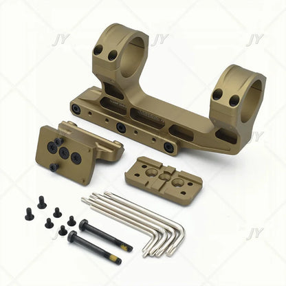 Fast LPVO Scope Mount  2.05 " Centerline Height 30mm Tube Offset Mount Plate for Red Dot Sight Ar 15 Accessories P.catin.ny Rail