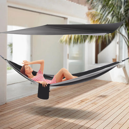 Camping Hammock, Hammocks with Mosquito Net Tent and Rain Fly Tarp, Hammock for Backpacking and Travel