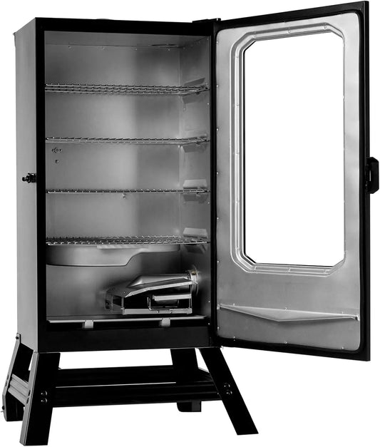 Masterbuilt® 30-inch Digital Electric Vertical BBQ Smoker with Leg Kit, Side Wood Chip Loader and 710 Cooking Square Inches in B