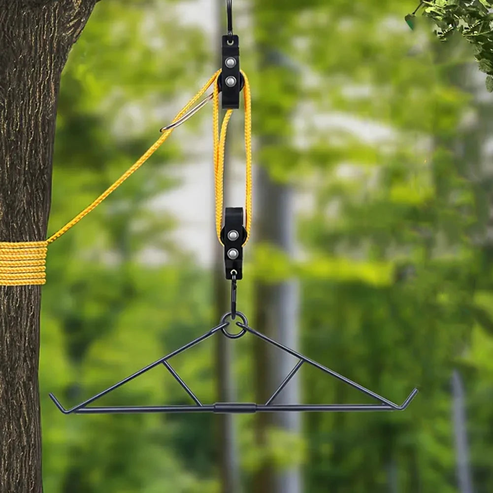 700LB Capacity Deer Hanger with Gambrel Hunting Game Hanging Kit for Deer Carcass/Butcher Deer Hunting Accessories Gifts for Men