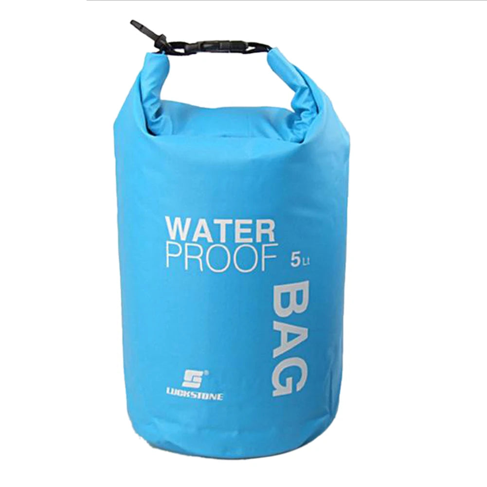 5L Waterproof Dry Bag Drifting Swimming Clothes Storage Bag Pack Ultralight Drifting PVC Mesh Bags Rafting Kayaking Sport Bag