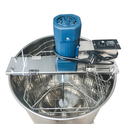 Electric Honey Extractor Stainless Steel 4 Frames Honey Centrifuge Honeycomb Spinner Crank Beekeeping Equipment for Bees