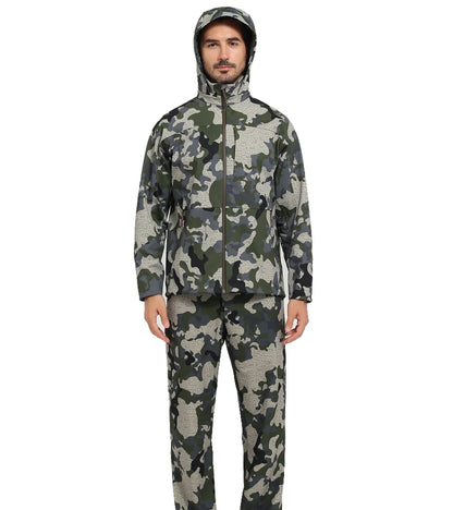 Men's Jetstream 3-in-1 Fleece Hunting Jacket Windproof Waterproof Breathable Lightweight Functional Steam Permeable