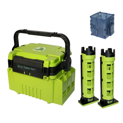 Fishing Tool Box Multi-function Plastic Thickened Fisherman Tackle Box Fishing Rod Lure Storage Organizer Sea Goods for Fishing