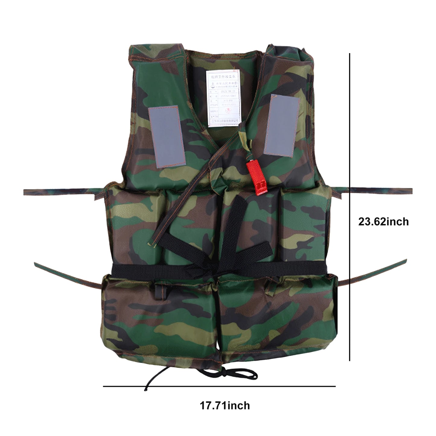 Fishing Swimming Life Vest Buoyancy Aid Polyester Floating Foam Snorkel Vest for Boating Fishing Kayaking SUP Paddleboarding