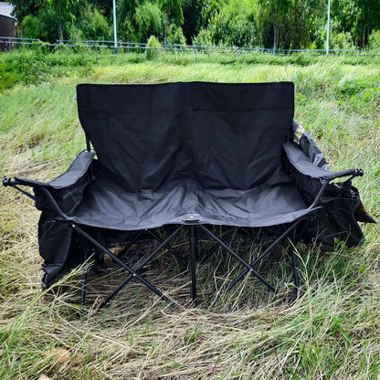 2-Person Transparent Hunting Shelter with Integrated Seating for Deer and Turkey Hunting