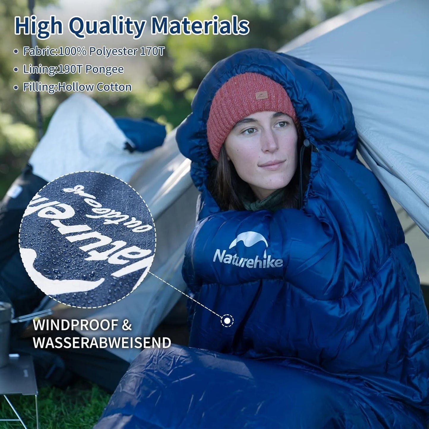 Mummy Sleeping Bags MJ300/MJ600 Cotton