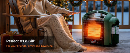 Propane Heater for Patio, 12000 BTU Portable Heater Outdoor Use Propane, Outdoor Space Heater for Camping