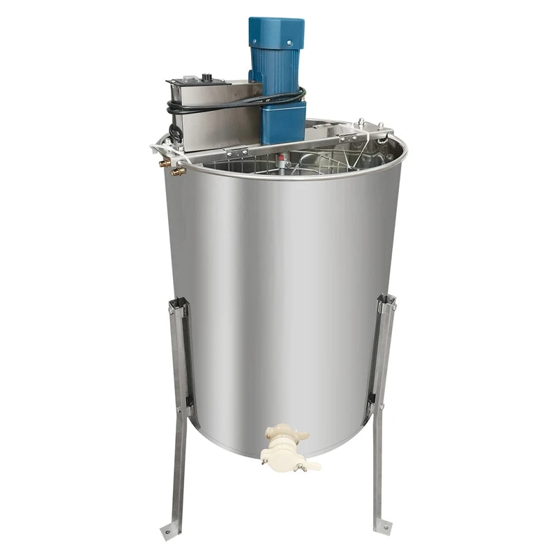 Electric Honey Extractor Stainless Steel 4 Frames Honey Centrifuge Honeycomb Spinner Crank Beekeeping Equipment for Bees