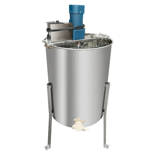 Electric Honey Extractor Stainless Steel 4 Frames Honey Centrifuge Honeycomb Spinner Crank Beekeeping Equipment for Bees