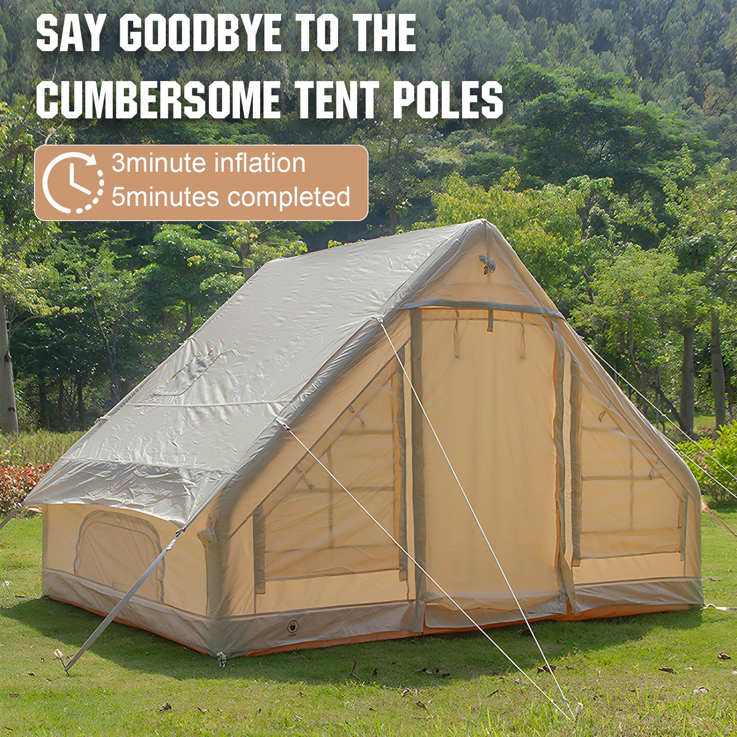 4-6 Person House Instant Camping Tent