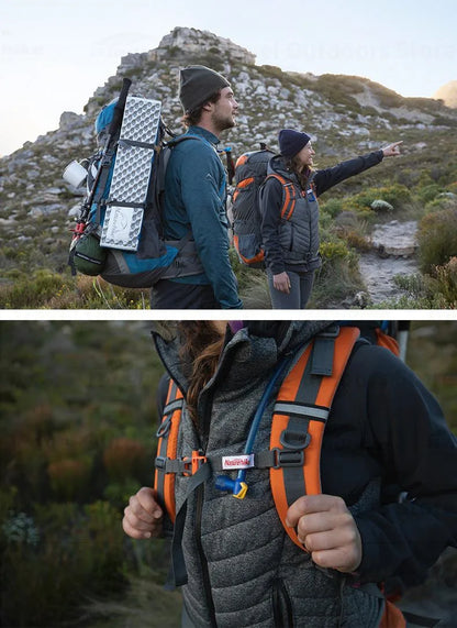Naturehike 70+5L Backpack Hiking Travel Mountaineering Knapsack Softback Large Capacity Men Waterproof Rucksack With Rain Cover