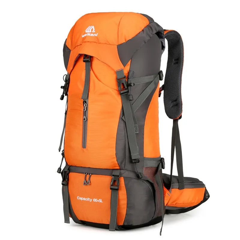 Waterproof Hiking Backpack With Rain Cover Outdoor Camping Travel Mountaineering Men Women Shoulder Climbing Traveling Bags