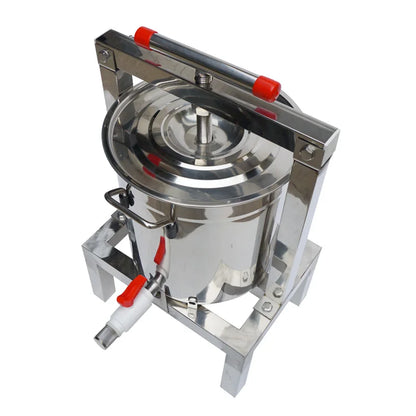Premium Stainless Steel Honey Press - Manual Beekeeping Tool For Easy Honey & Wax Extraction, No Batteries Required