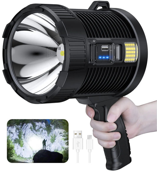 Rechargeable Spotlight 900000 Lumens Led