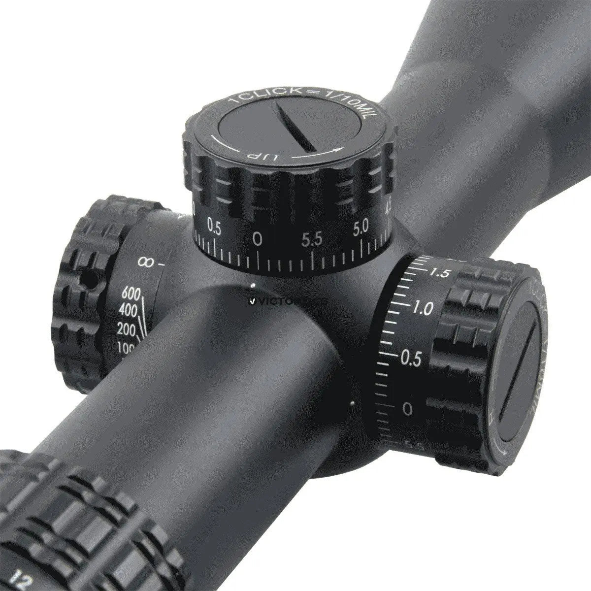 Victoptics S4 4-16x44 FFP&SFP Riflescope FMC 1/10 MIL Turret Lock,With Power Ring Lever,Sunshade,Big Side Wheel