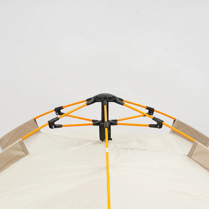 2-3 Person Automatic Pop Up Tent Instant Spring Quick Setup Waterproof Oxford Cloth UPF 50 Sun Protection Breathable Mesh Window Wind Ropes Ground Nails Compact Fold Portable Outdoor Shelter For Backyard Festival Beach Campin