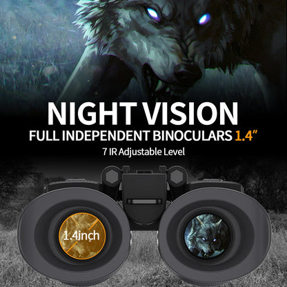 8300 4K Head-Mounted Night Vision Goggles & Binoculars for Adults – Infrared NVG with Manual Focus & 8X Digital Zoom for Hunting, Camping, and Outdoor Surveillance