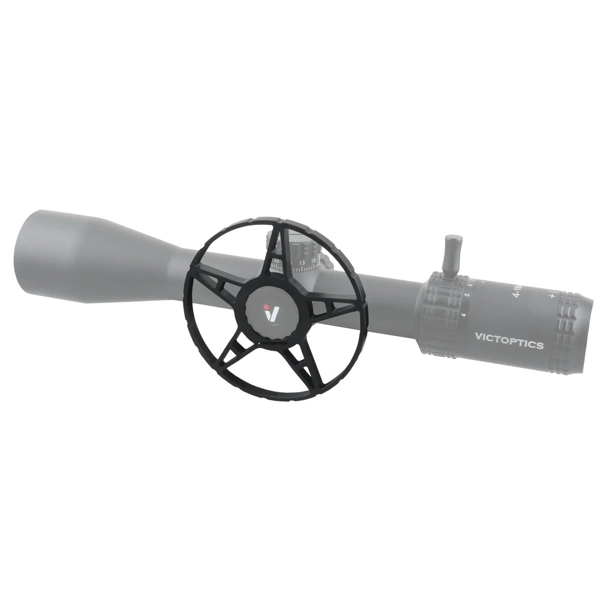 Victoptics S4 4-16x44 FFP&SFP Riflescope FMC 1/10 MIL Turret Lock,With Power Ring Lever,Sunshade,Big Side Wheel