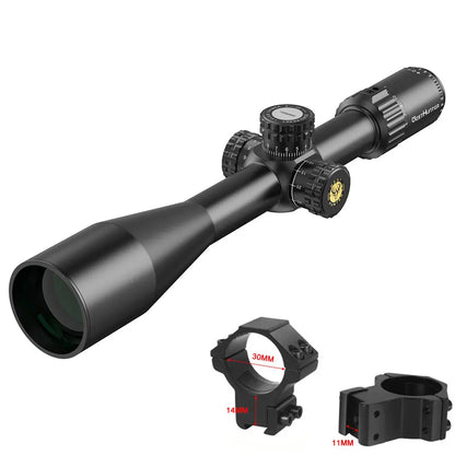 WestHunter HD-S 6-24X50 SFP Riflescope 1/4 MOA Turret Reset Lock Hunting Scope Second Focal Plane Side Parallax Optical Sights