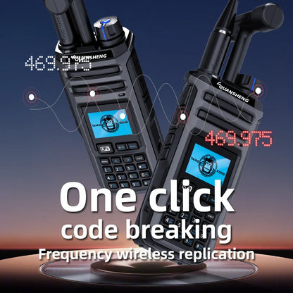 Quansheng TK-11(5) 10W VHF/UHF Dual Band Radio 999CH CTCSS/DCS IP55 2500mAh Type-C NOAA Weather Alarm CE