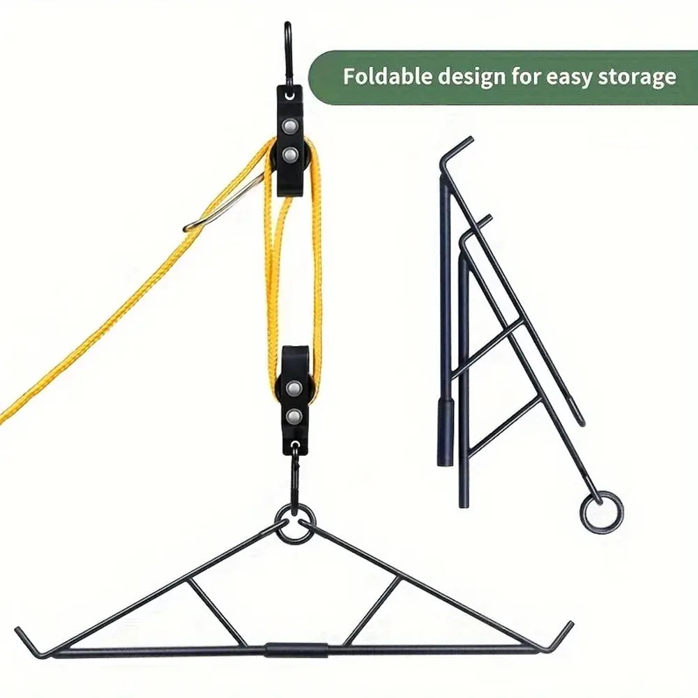 700LB Capacity Deer Hanger with Gambrel Hunting Game Hanging Kit for Deer Carcass/Butcher Deer Hunting Accessories Gifts for Men