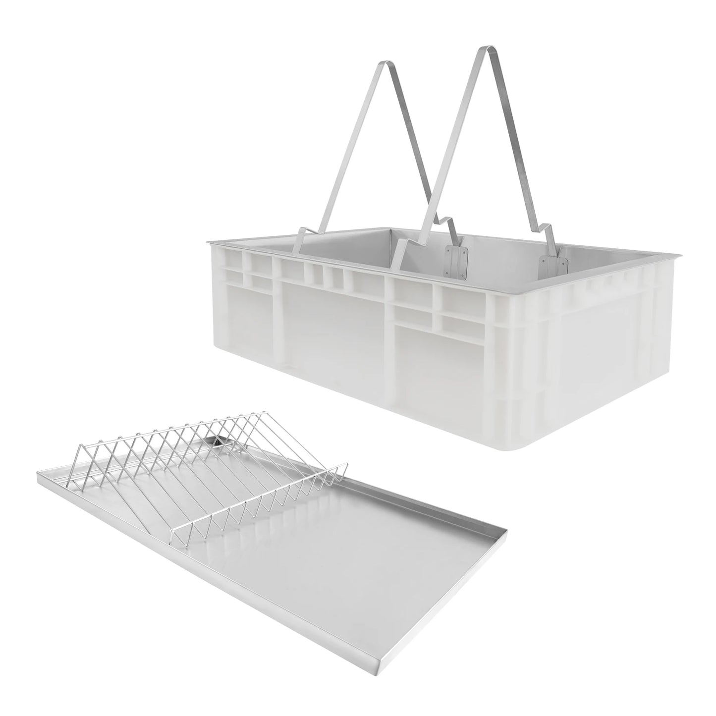 24.41*16.93*7.87in Stainless Steel Honeycomb Uncapping Tray Beekeeping Tools Honey Harvesting Tool Set Honey Collecting Tool Kit