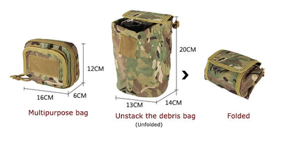 YAKEDA Tactical Battle Belt Duty Belt Law Enforcement Utility Belt Police Belt 7 in 1 Set