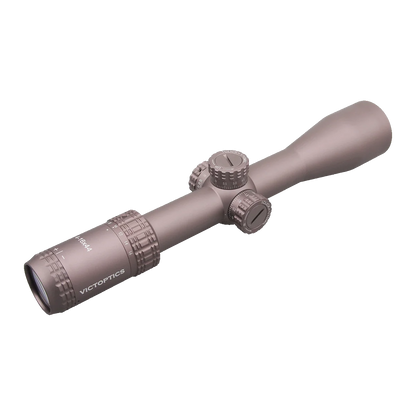 Victoptics S4 4-16x44 FFP&SFP Riflescope FMC 1/10 MIL Turret Lock,With Power Ring Lever,Sunshade,Big Side Wheel