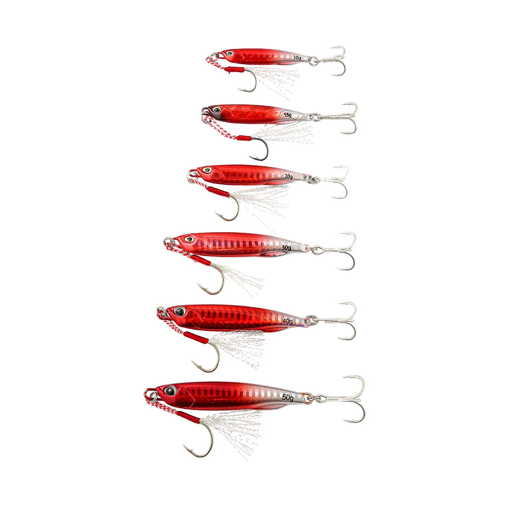 10/15/20/30/40/50g  Fishing Lure Artificial Bait Tackle