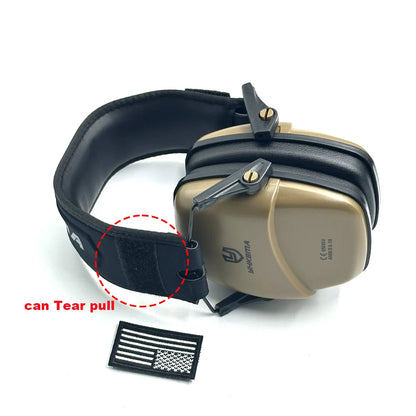 YHKEMA Passive Noise Cancelling Headphones, Foldable On-Ear Hearing Protection Earphones for Hunting, Work, Mowing - NRR 25dB